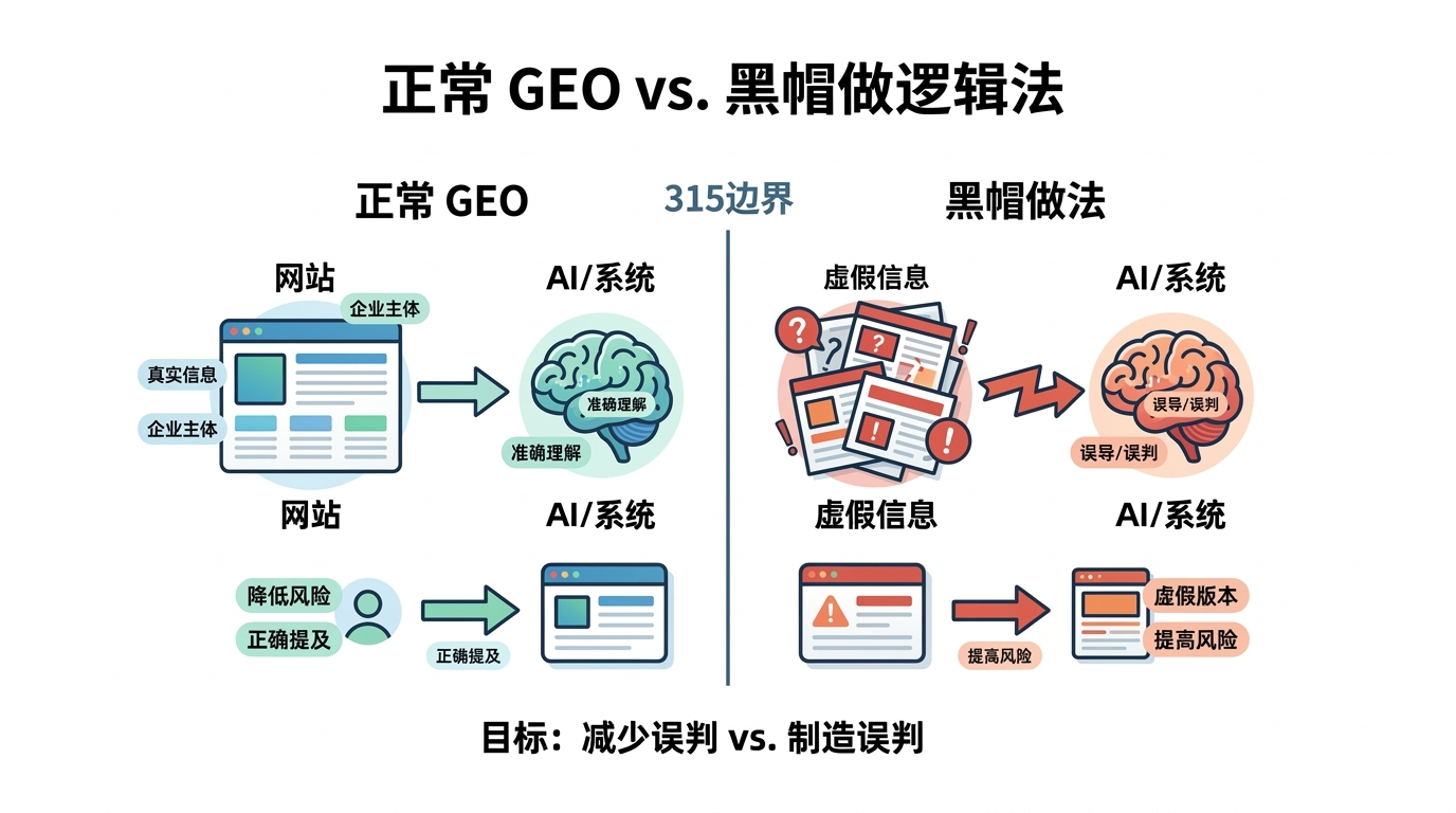 315之后，企业该怎么区分黑帽GEO和正常GEO？