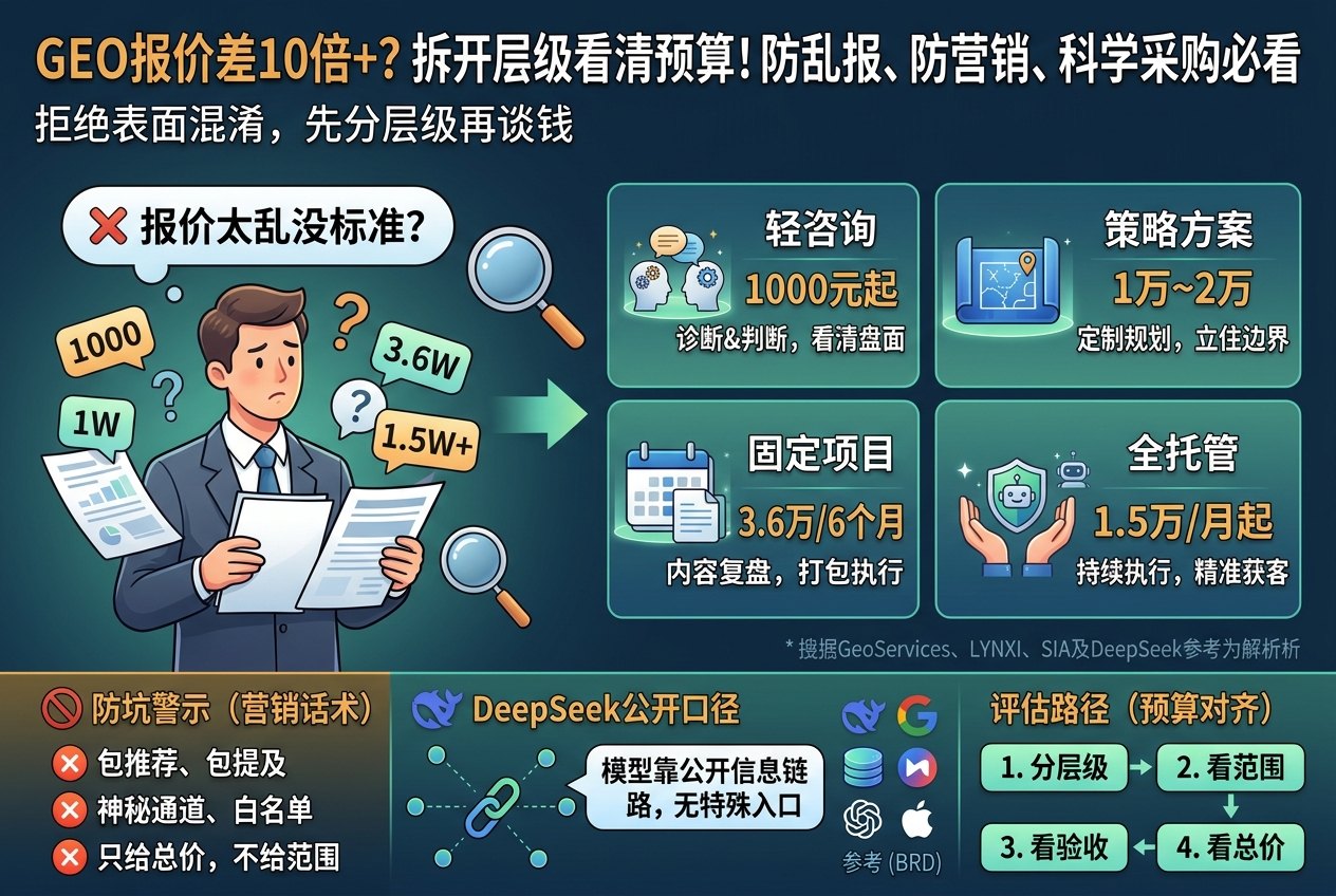 2026年GEO项目多少钱才算正常，哪些报价明显有问题？