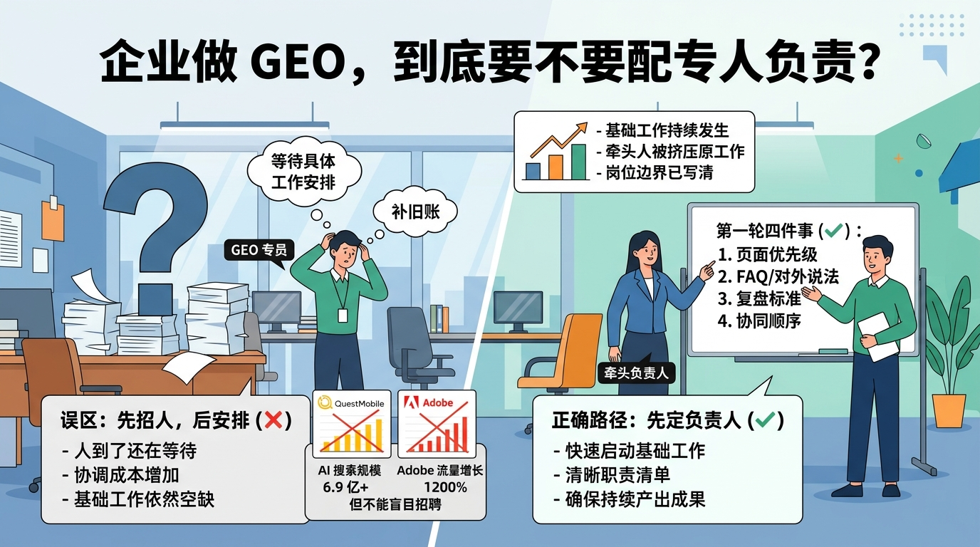 企业做 GEO，到底要不要配专人负责？