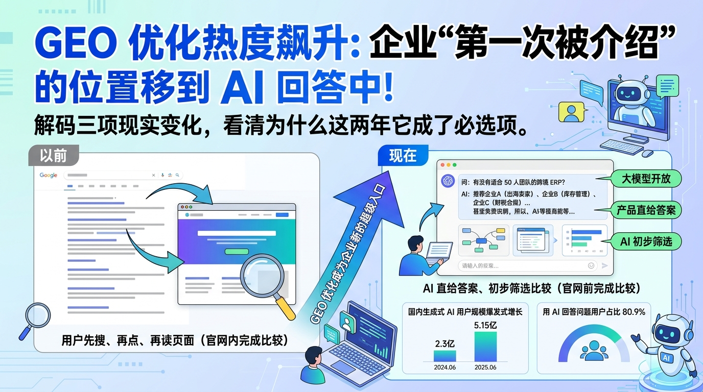 GEO优化为什么这两年会突然被更多人提起？
