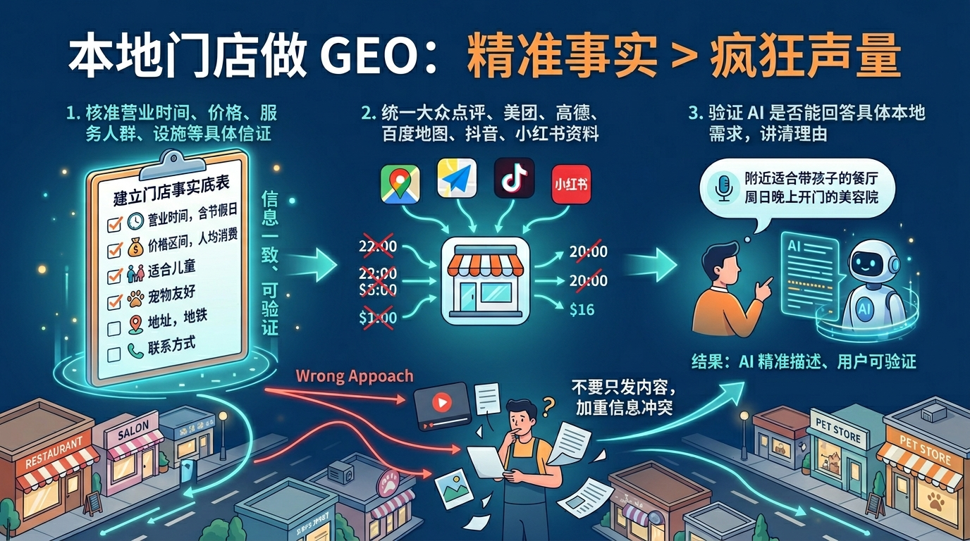 本地门店做GEO先做什么？