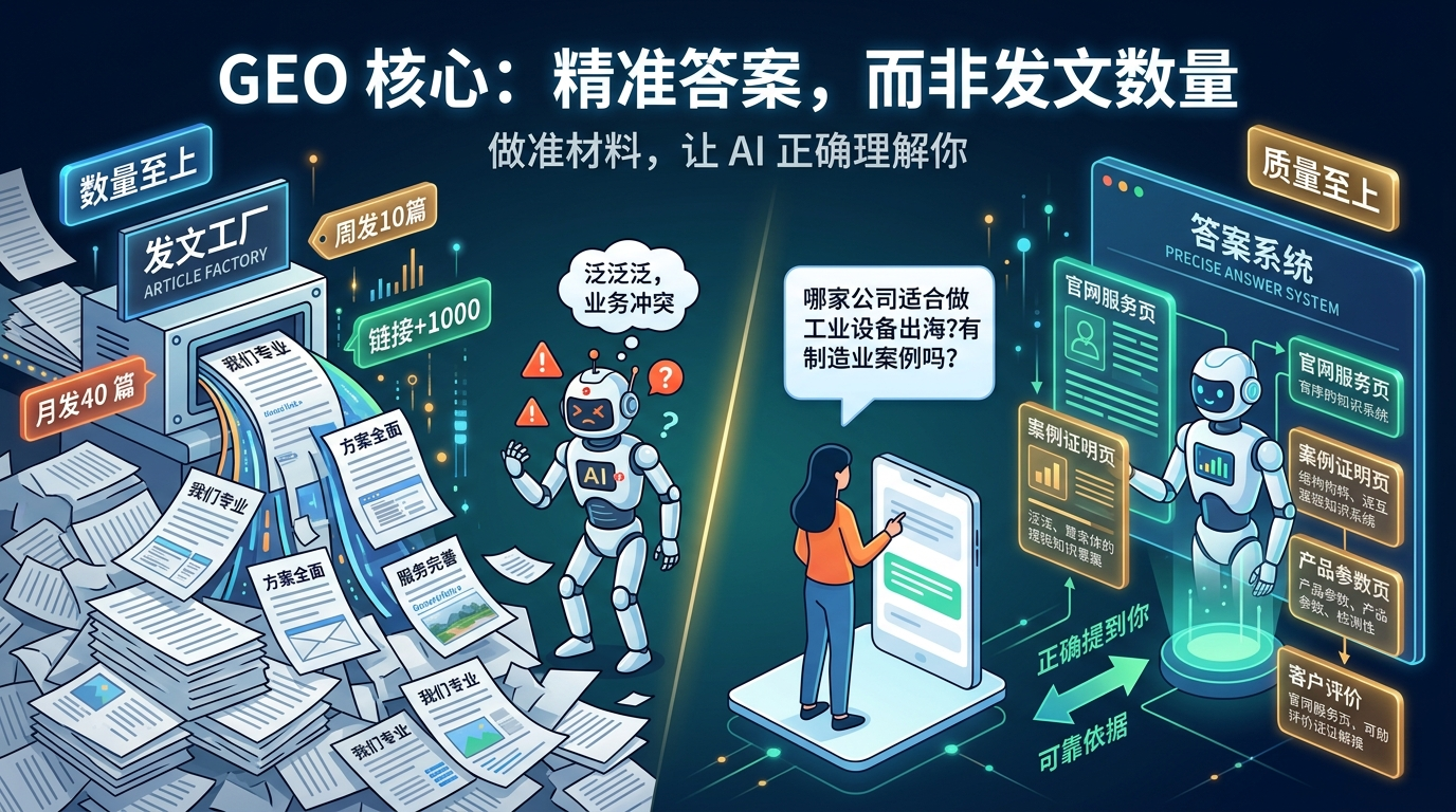 GEO是不是只要多发文章？