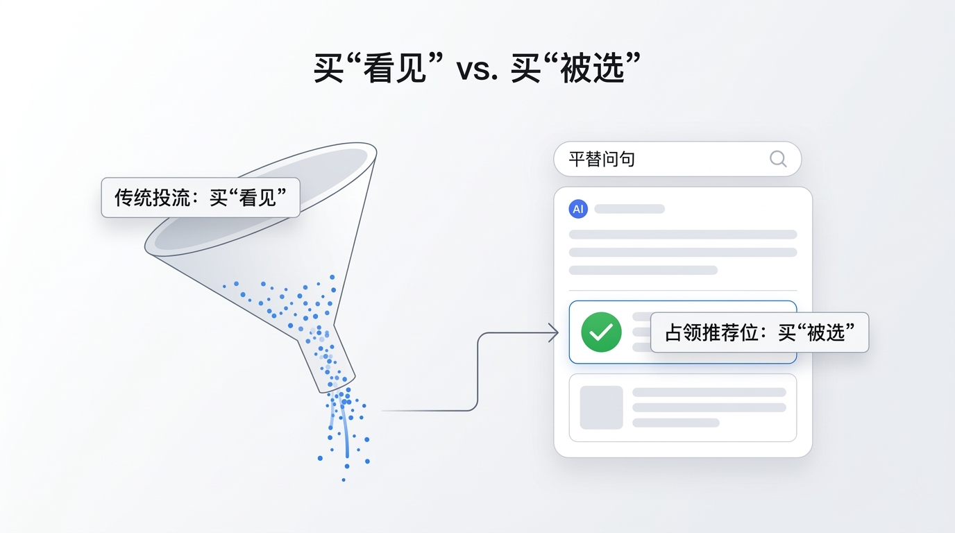 别再盲目投流了：你花钱抢来的客户，转头就在AI里被平替截走